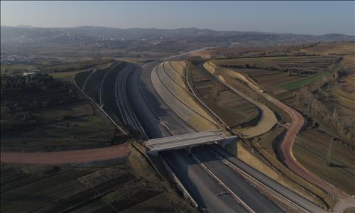 Kuzey Marmara Otoyolu Çalışması Havadan Görüntülendi